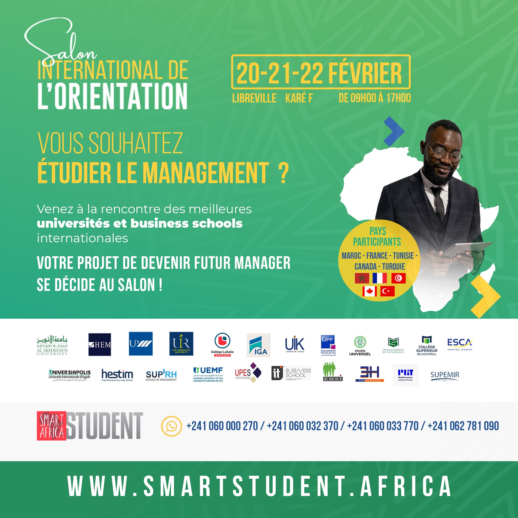 UPES en Afrique : Gabon Salon smart Africa