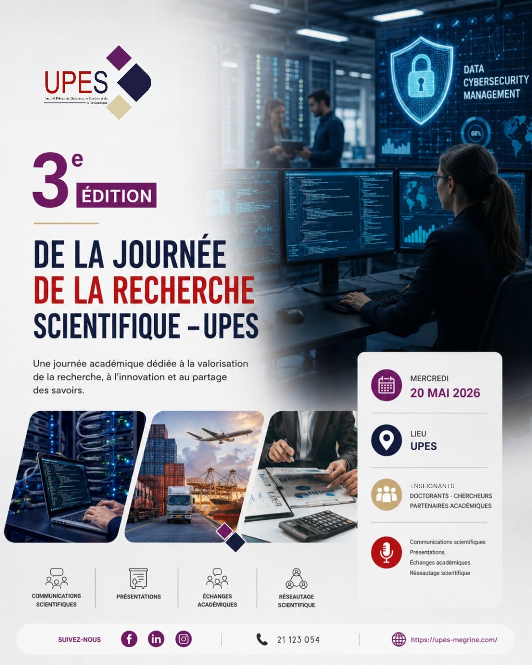 3ème Journée de Recherche Scientifique UPES-3